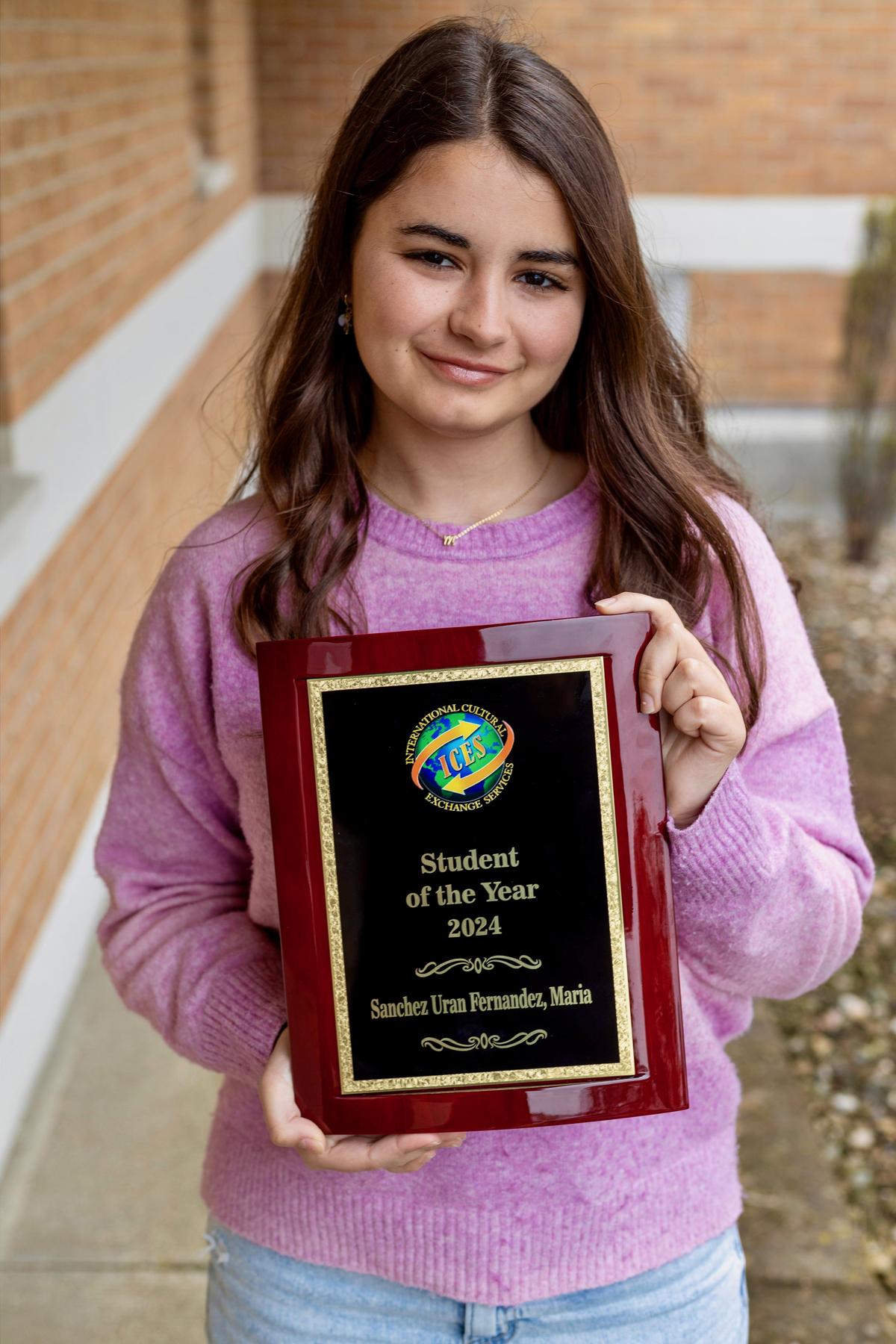 What an honor! ICES Student of the Year 2024