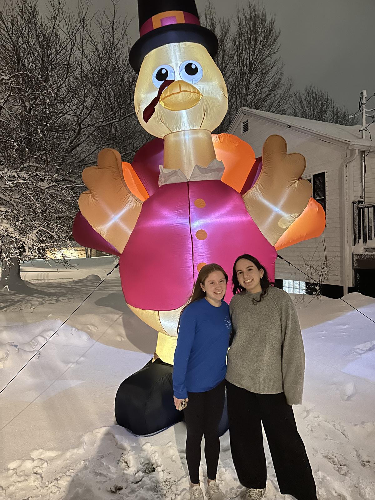 Thanksgiving en la nieve