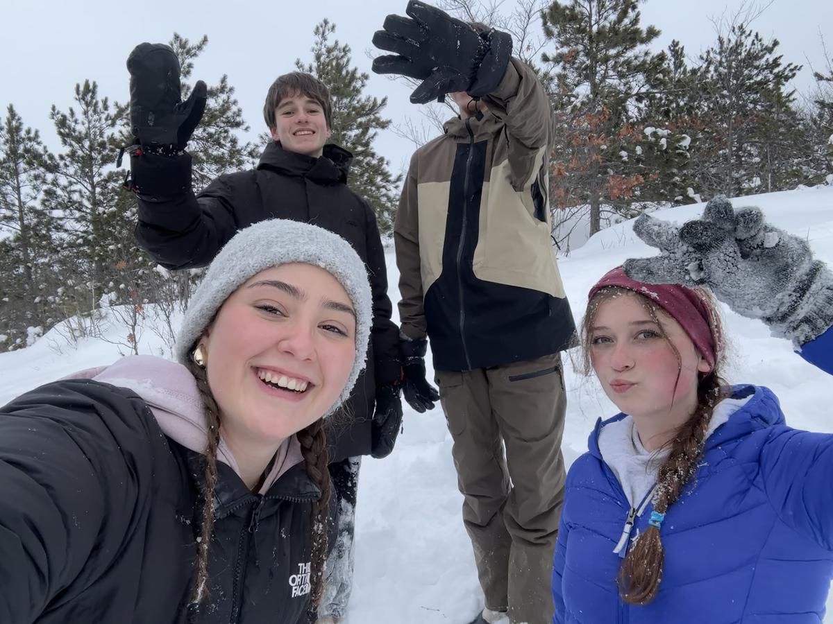 La nieve por aquí ❄️☃️