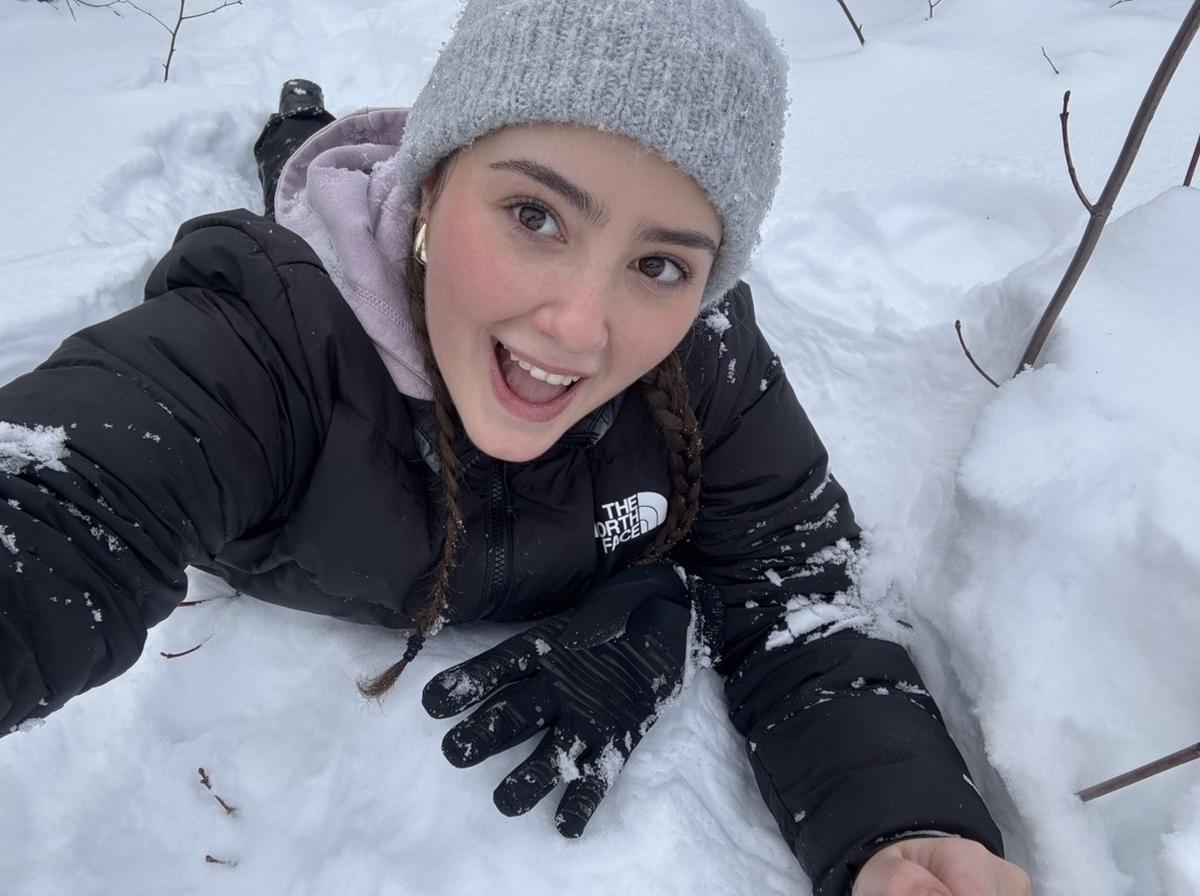 La nieve por aquí ❄️☃️