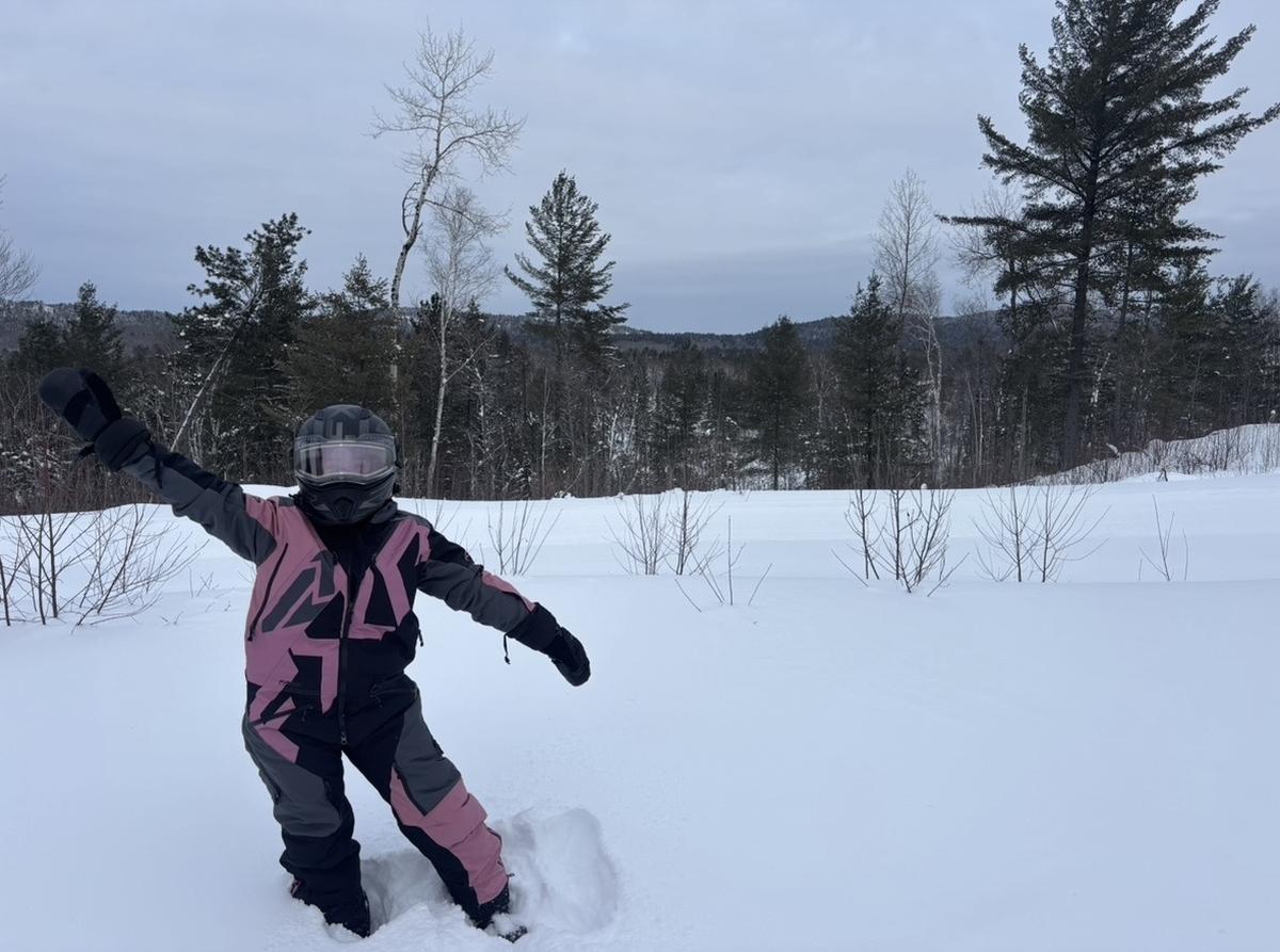 La nieve por aquí ❄️☃️